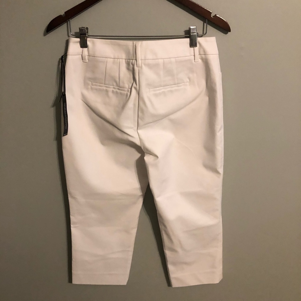 NWT WHBM white straight crop pants size 2 - Picture 5 of 9